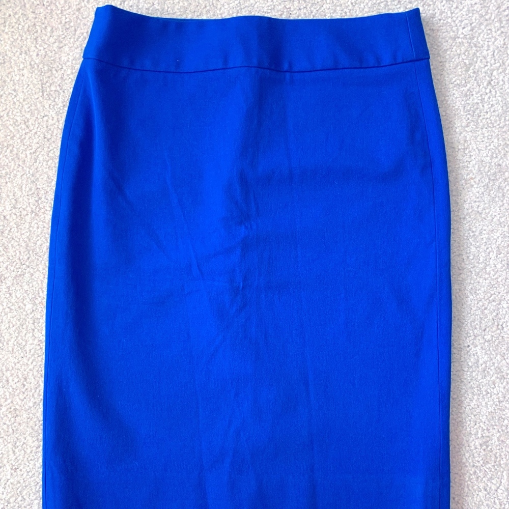 Banana Republic Bright Royal Blue Pencil Skirt